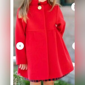 TBBC Penelope Peacoat Richmond Red NWT Size 2T